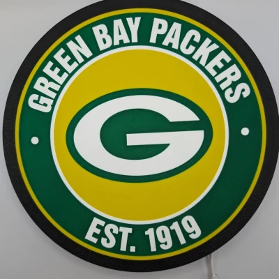 Hộp đèn tròn Green Bay Packers