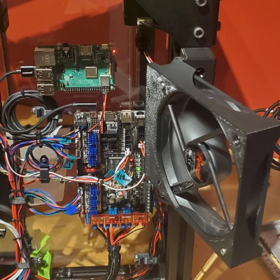 Giá đỡ quạt PiP 120mm cho Rat Rig V-Core 3 làm mát Raspberry Pi/Stepper