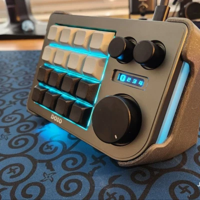 Chân Đế Macro Pad 3 Núm Megalodon (HSavior Remix)