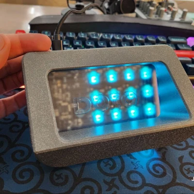 Chân Đế Macro Pad 3 Núm Megalodon (HSavior Remix)