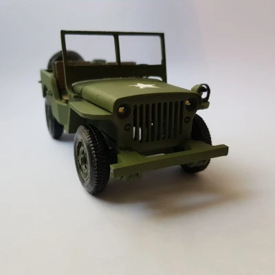 Xe Jeep Willys WW2 - Tỉ lệ 1/23
