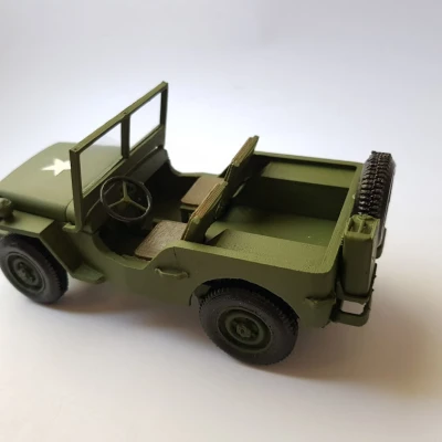 Xe Jeep Willys WW2 - Tỉ lệ 1/23