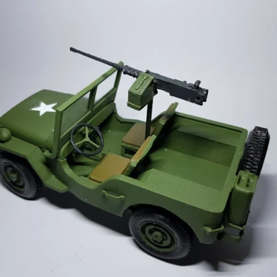 Súng máy M2 Browning (.50 BMG) Tỉ Lệ 1/23