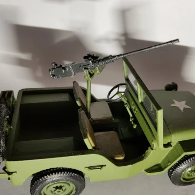 Súng máy M2 Browning (.50 BMG) Tỉ Lệ 1/23