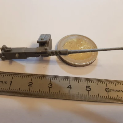 Súng máy M2 Browning (.50 BMG) Tỉ Lệ 1/23