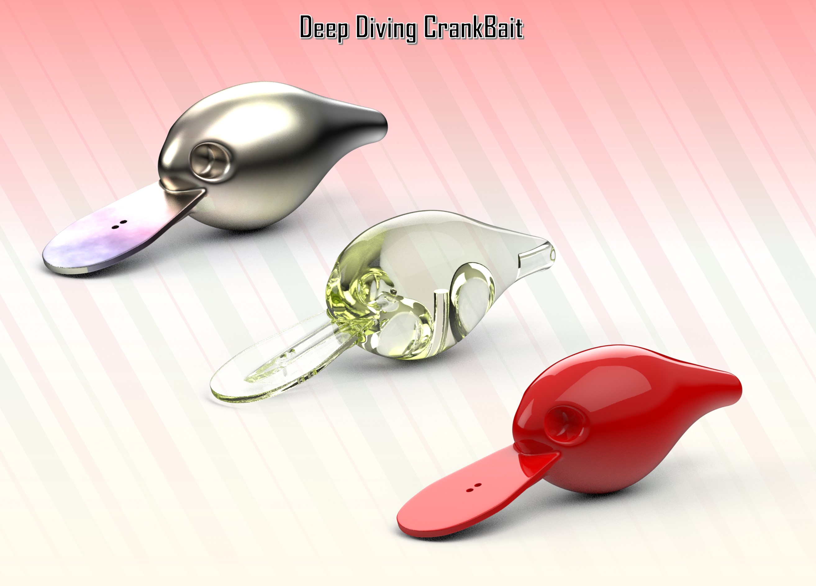 Mồi Lặn Sâu Tùy Chỉnh: Có Trọng Lượng và Lắp Ráp Dễ Dàng