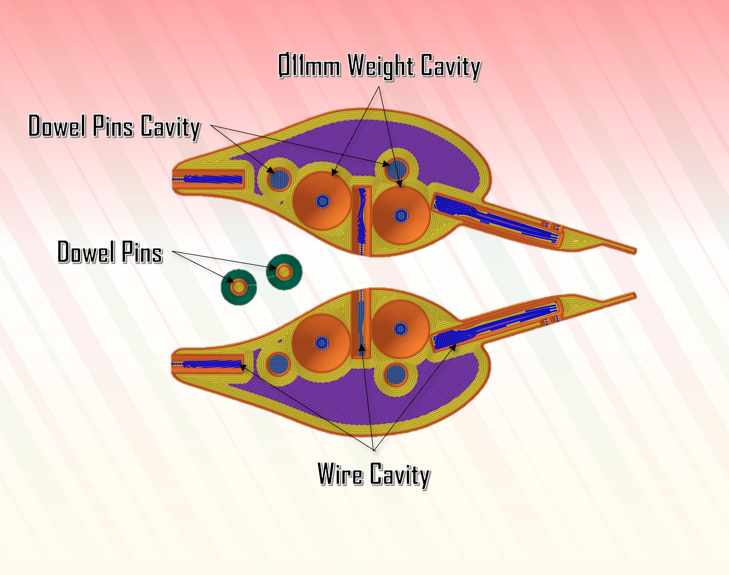 Mồi Lặn Sâu Tùy Chỉnh: Có Trọng Lượng và Lắp Ráp Dễ Dàng