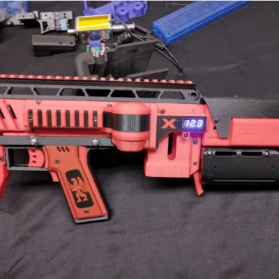 Súng Đồ Chơi Bắn Đạn Mút Tự Động Hippogryph