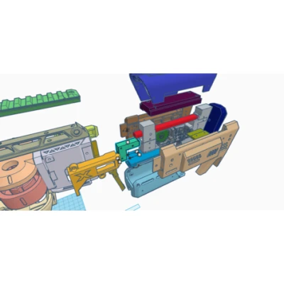 Súng Đồ Chơi Bắn Đạn Mút Tự Động Hippogryph