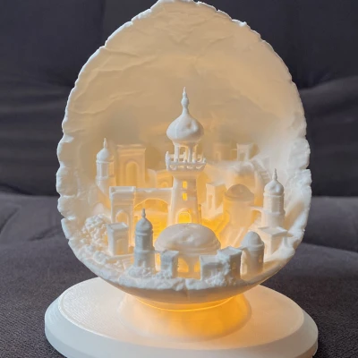 Chân đế đèn LED Moon City