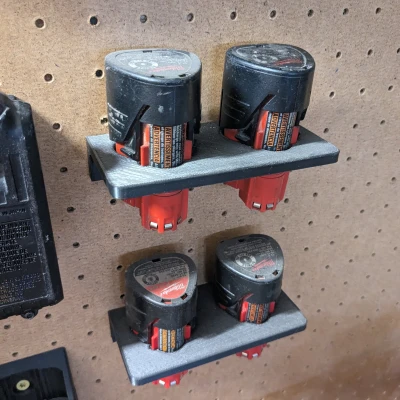 Kệ giữ pin M12 Milwaukee