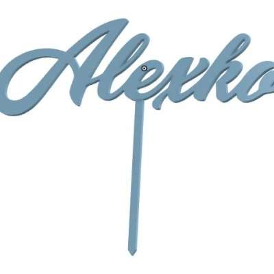 Zápich do torty Alexko