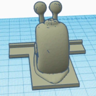 Chân Đế Điện Thoại Ốc Vàng Một Mảnh