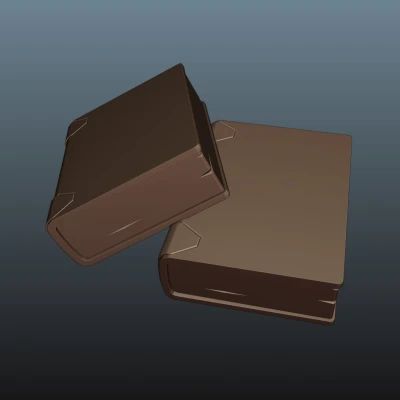 Sách Phép Thuật Low Poly