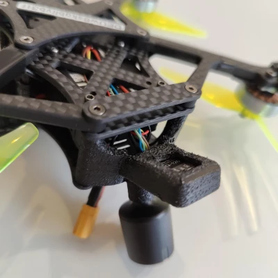 AOS 3.5 - Giá đỡ Anten & GPS Siêu nhỏ (DJI O3, Foxeer M10Q 120 / Newbeedrone M10Q Micro)