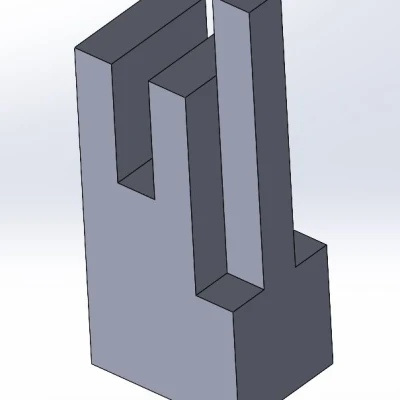 Vẽ Kỹ Thuật Lập Kế Hoạch Kim Loại Sơ Cấp - Khối Kẹp HuT017D