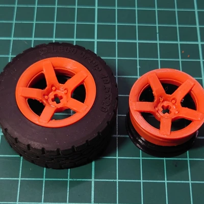 Vành xe tùy chỉnh 30x20 cho mẫu LEGO Technic