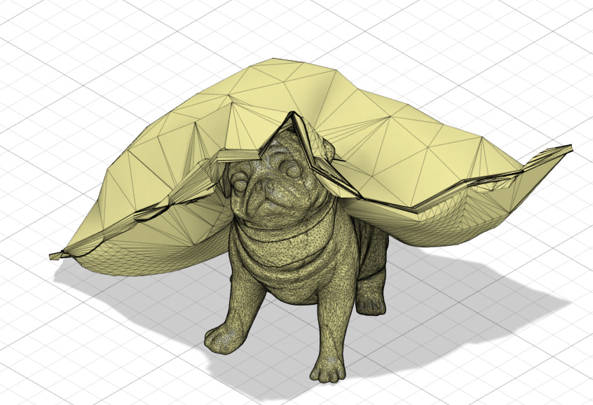 Chó Pug Nhìn Trộm Qua Gối