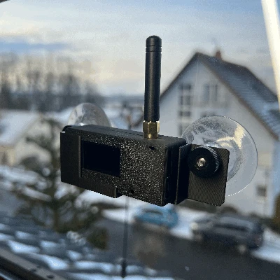 Giá đỡ cửa sổ Meshtastic / Fenster Halter cho LILIGO TTGO LoRa V2.1