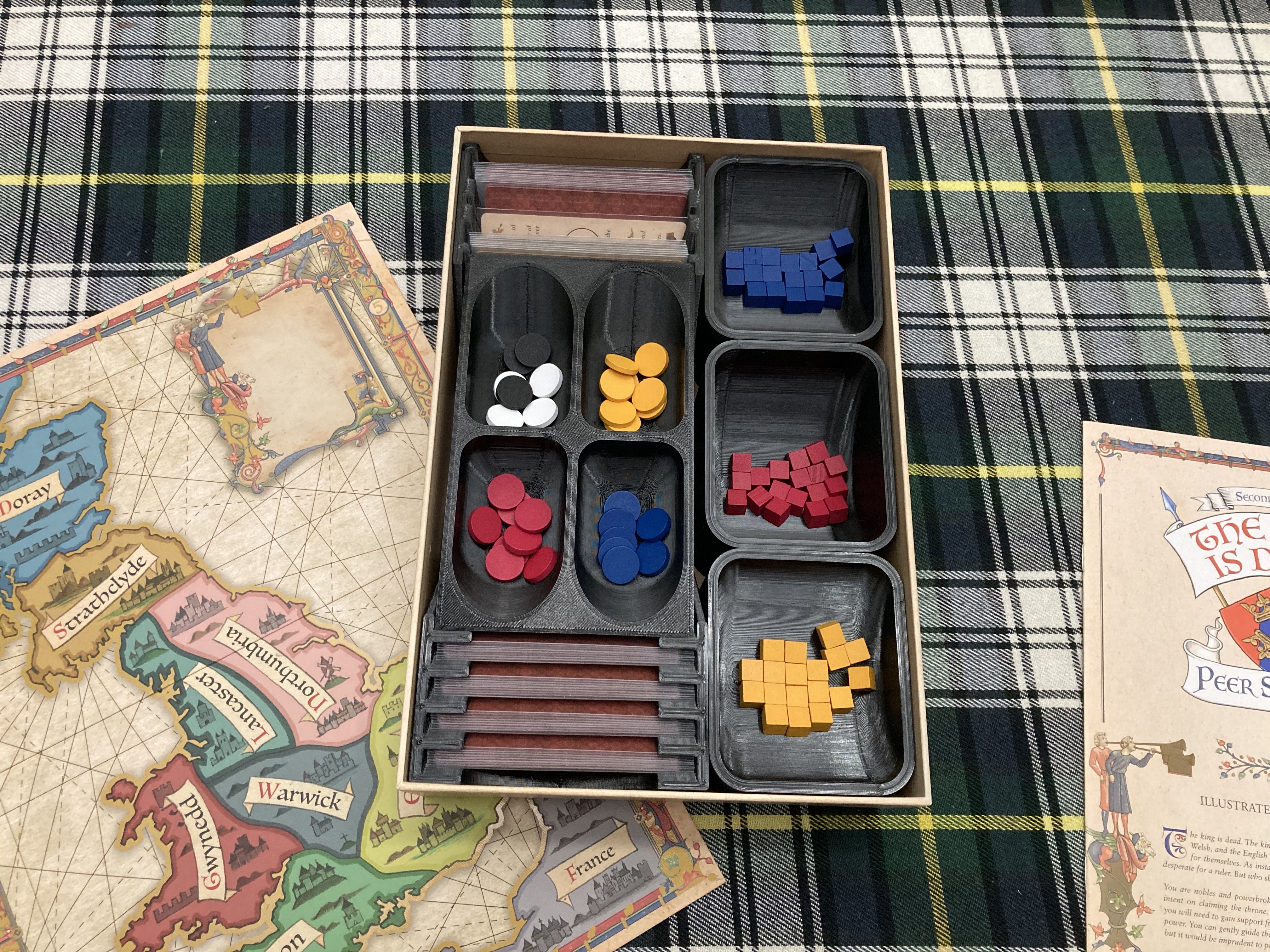 Insert Tổ Chức Hộp Game "The King is Dead 2nd Edition"