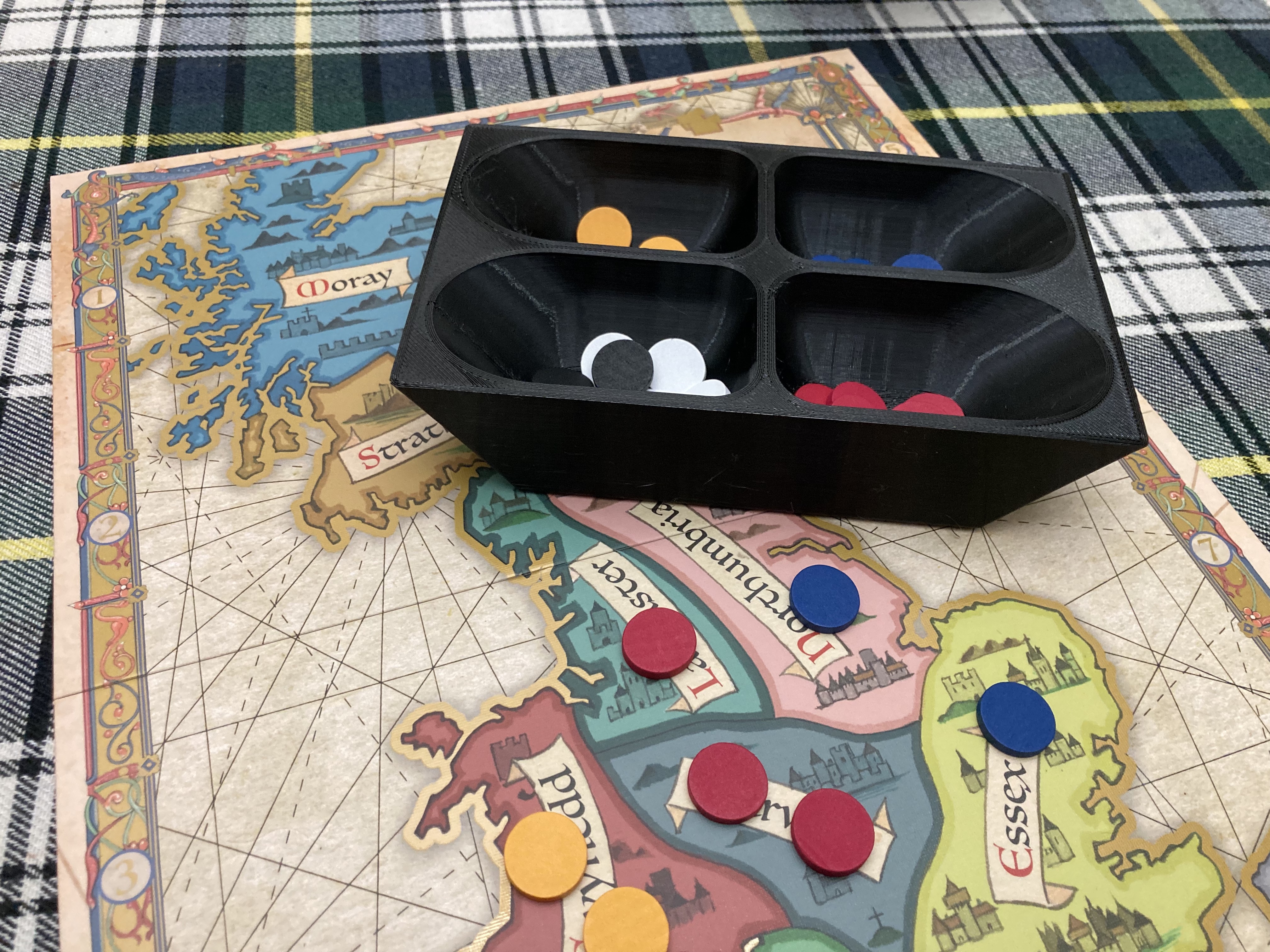 Insert Tổ Chức Hộp Game "The King is Dead 2nd Edition"