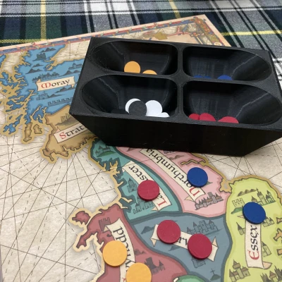 Insert Tổ Chức Hộp Game "The King is Dead 2nd Edition"