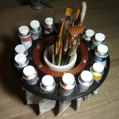 Giá Đỡ Sơn Tuýp Vòng Tròn v1 (Nhập từ Thingiverse)