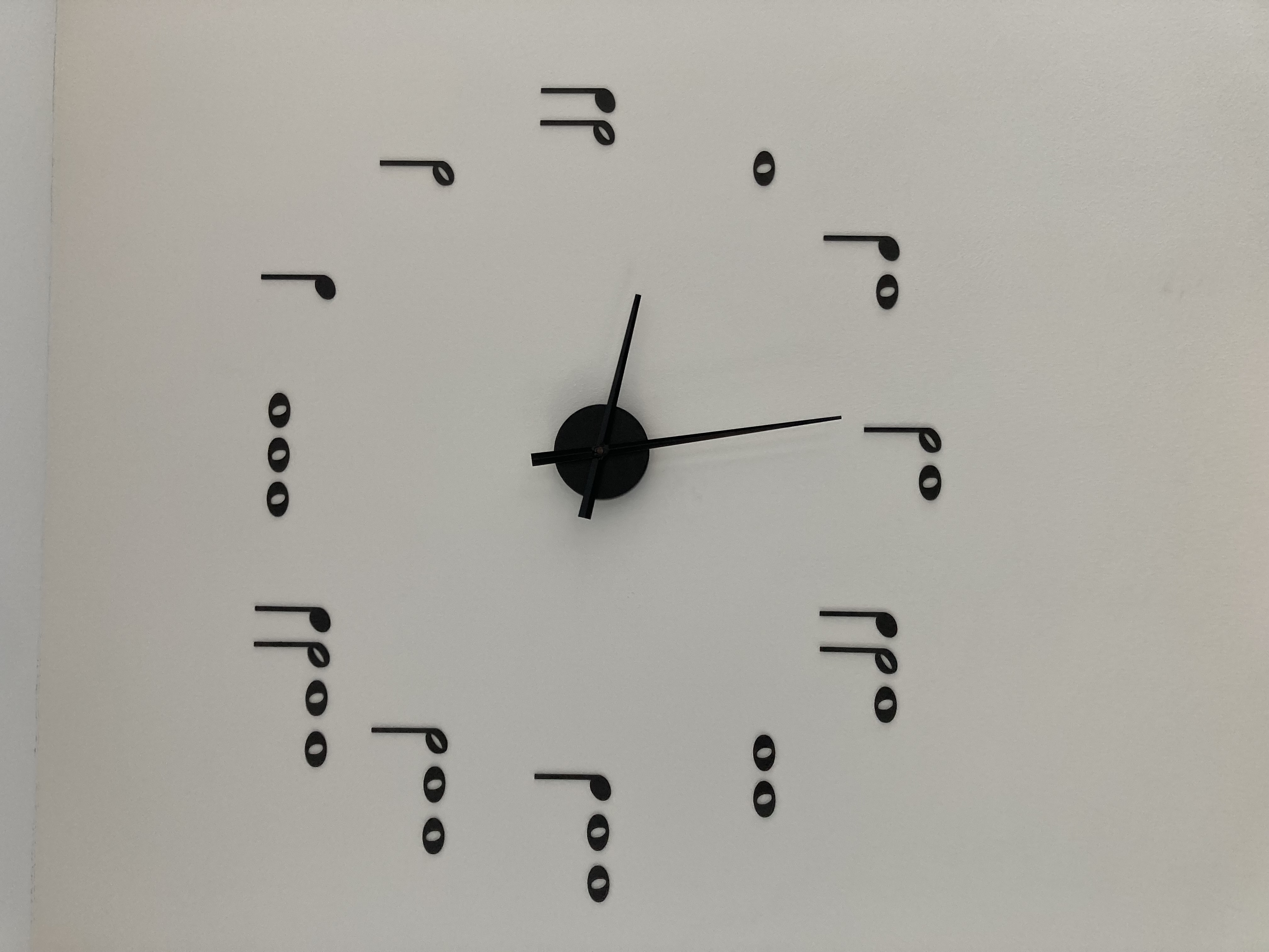 Đồng Hồ Treo Tường Hình Nốt Nhạc