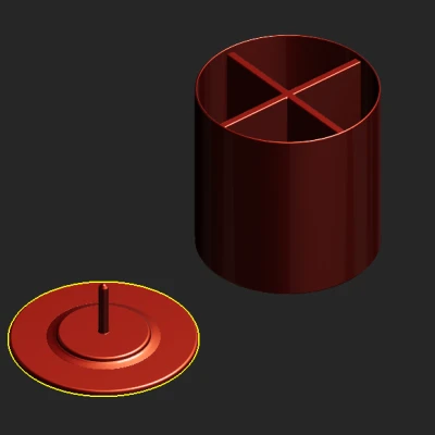 Kệ Đựng Muỗng Nĩa "Besteck Rondell"