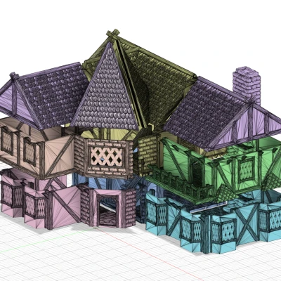 Quán rượu Fantasy 1 - Chia nhỏ cho máy in nhỏ