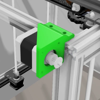 Giá đỡ Động cơ Trục Y Kép cho Ender-5 Plus