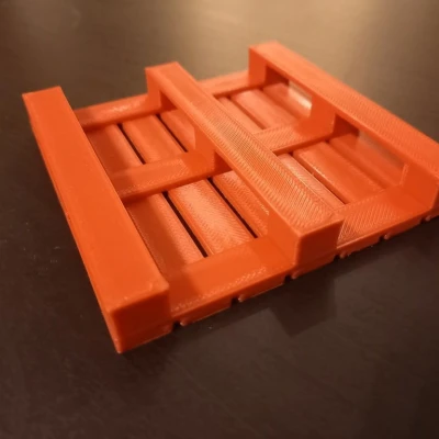 Đế Lót Ly Bia - Kiểu Pallet Đơn Giản