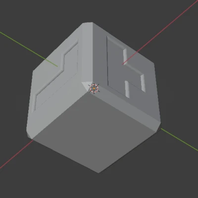 Xúc xắc D6 có ô trống cho Cân bằng Tetris