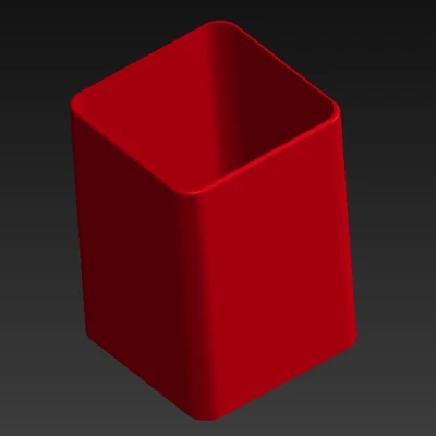 Hộp Đựng Bút Chì Đế Vuông