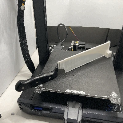 Bảo vệ lưỡi dao bếp - chế độ vase và parametric, có đế giữ dạng module