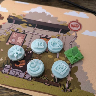 Mẫu Vision Nguyên Tố Genshin Impact