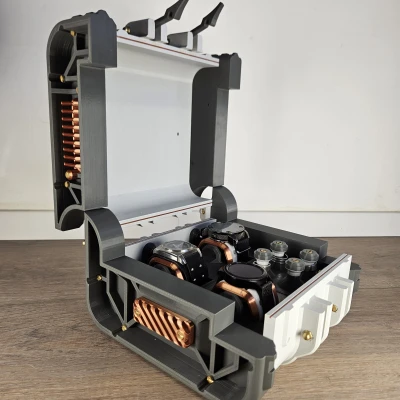 Hộp Lưu Trữ Loot Crate (Có tùy chọn Đế Trưng Bày Đồng Hồ & Nhẫn)