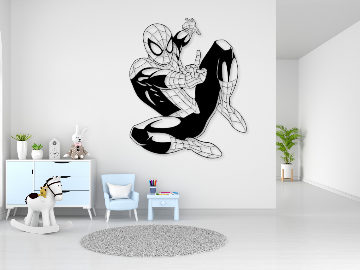 Mô Hình Spider-Man Trang Trí Tường Độc Đáo