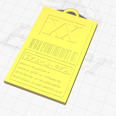 Móc Khóa Giấy Phép Thợ Săn (Hunter License) - Hunter X Hunter