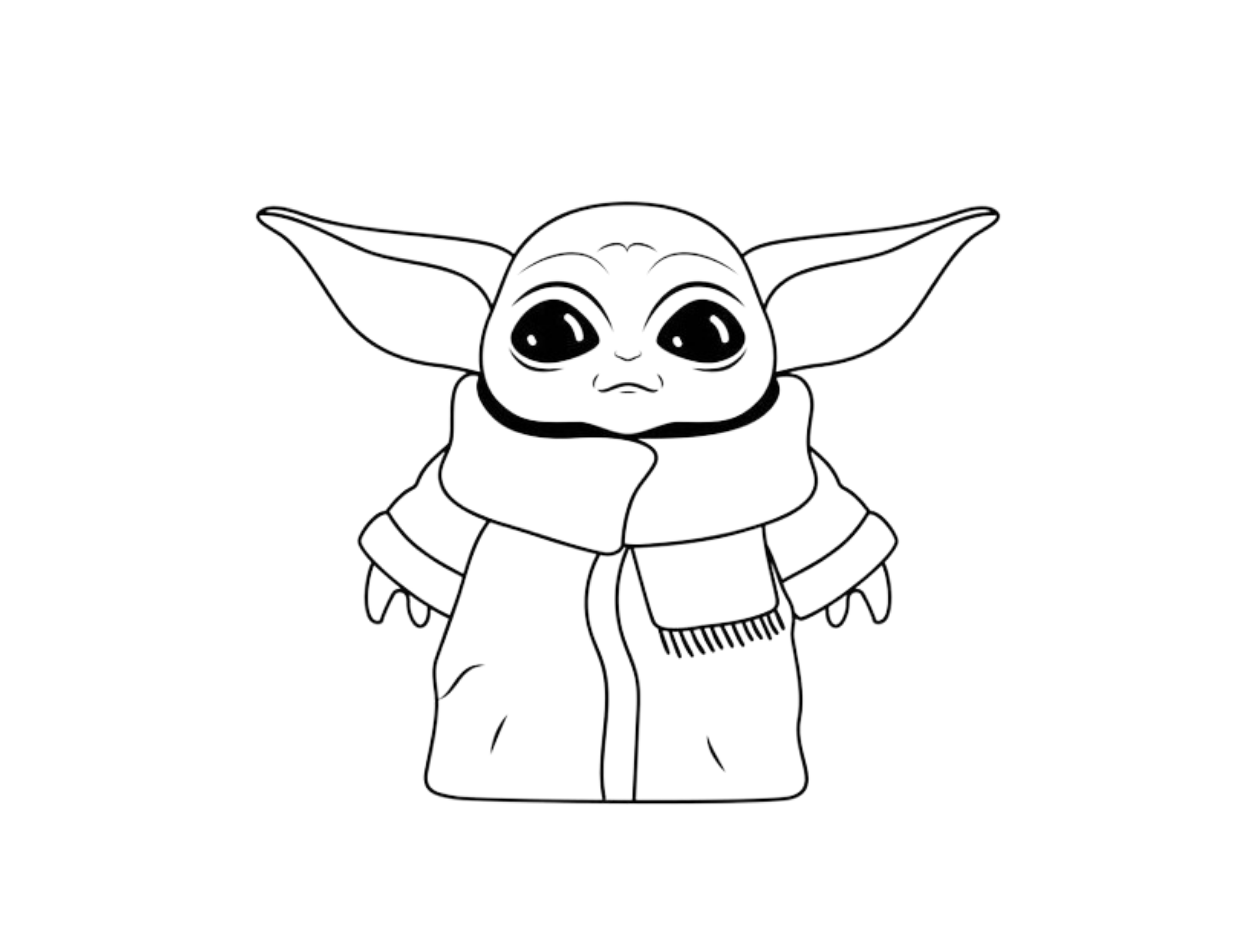 Baby Yoda - Tranh Treo Tường