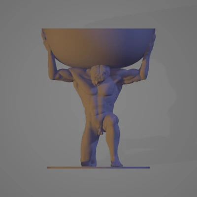 Giá Đỡ Xà Bông Hình Atlas