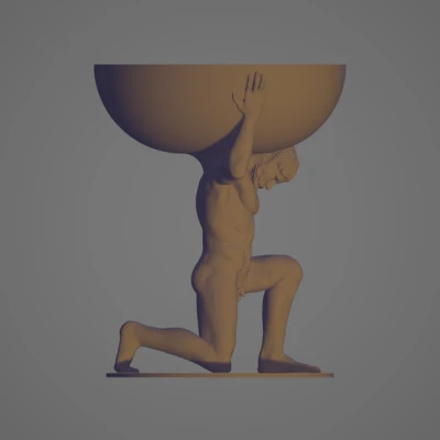 Giá Đỡ Xà Bông Hình Atlas