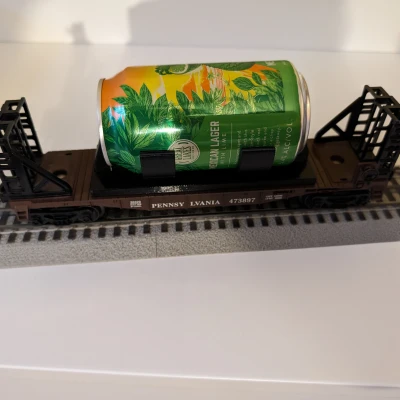 Giá Đỡ Lon Soda/Bia Cho Toa Xe Phẳng Lionel O-Gauge