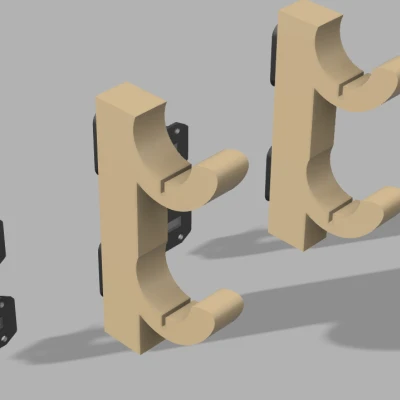 Giá Treo Dao Bếp Kiểu Samurai *Không Lộ Vít*