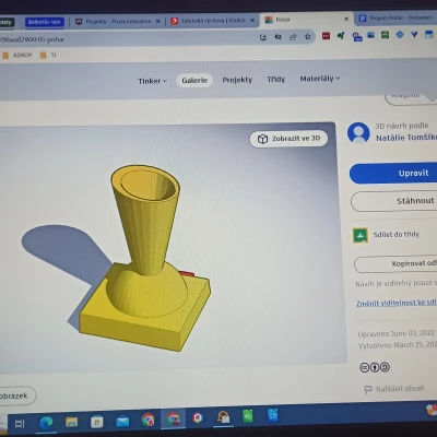 Cúp cho cuộc thi học sinh - Có thể tùy chỉnh văn bản