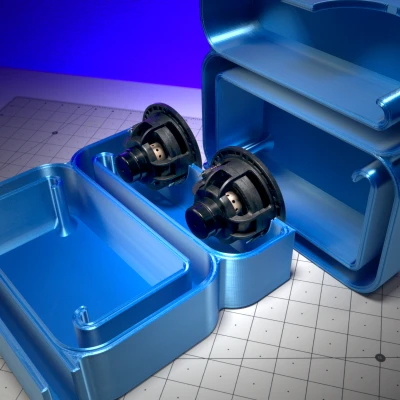 HexiBox Series: Loa Siêu Trầm Mini Kép Tang Band W3-1876S