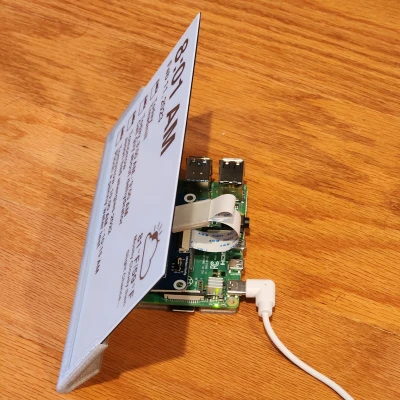 Giá đỡ Màn hình ePaper/EInk Waveshare 7.5 inch có đế Raspberry Pi 3/4