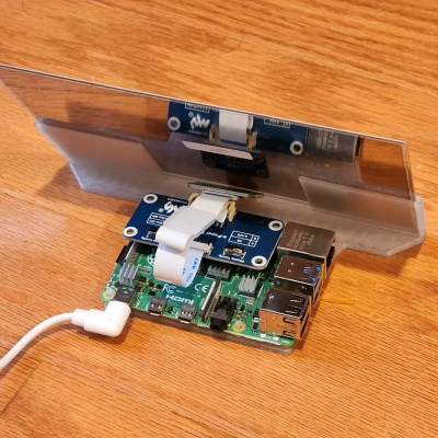 Giá đỡ Màn hình ePaper/EInk Waveshare 7.5 inch có đế Raspberry Pi 3/4