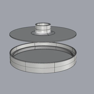 Tô đựng hạt dẻ cười tròn