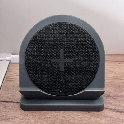 Giá đỡ điện thoại kèm sạc không dây Ikea Nordmärke